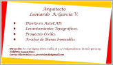 Arquitecto Leonardo Antonio Garca Villamizar