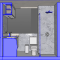 Detalle Dise�o de Ba�o | Arq. M�nica Calanche